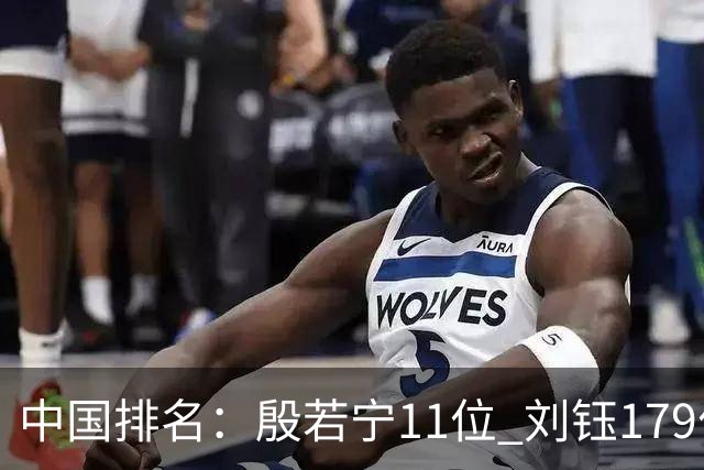 中国排名：殷若宁11位 刘钰179位许赢上涨2位